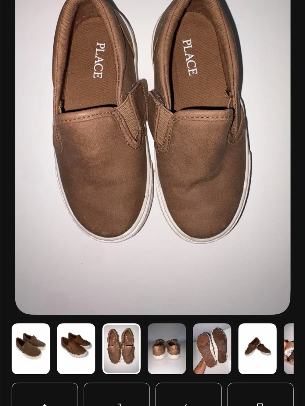 Children’s Place Brown Slip-On shoes for Kids